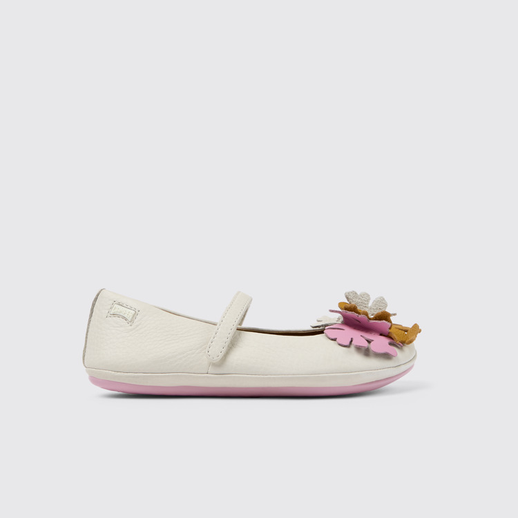 Twins Babies en cuir blanc