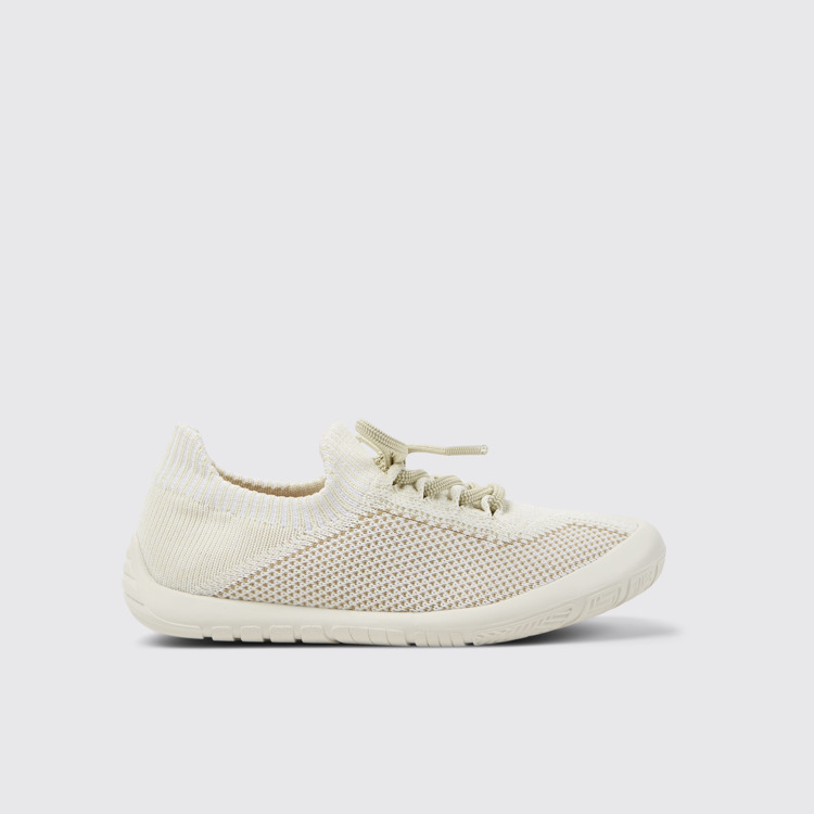 Peu Meerkleurige knit-sneaker voor kinderen.