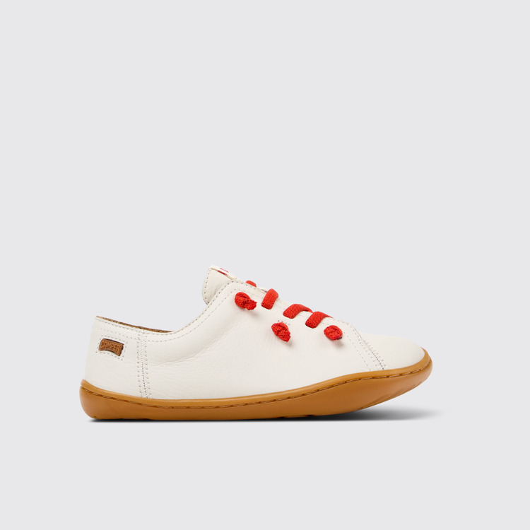 Twins Chaussures pour enfant en cuir blanc.