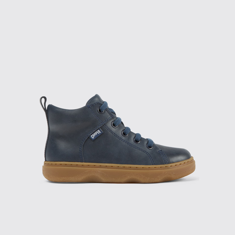 Kiddo Botines de pell de color blau