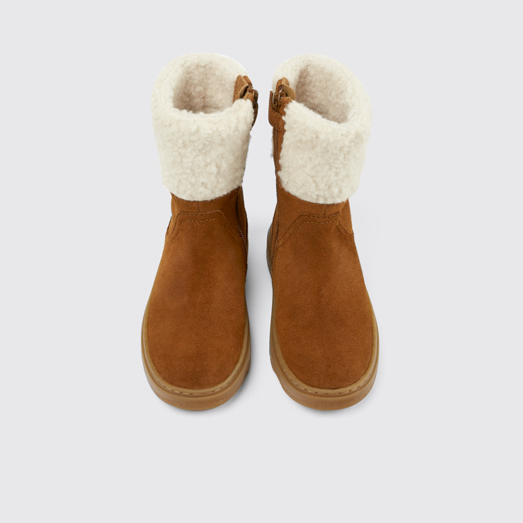 Kiddo Botas de nobuk marrones