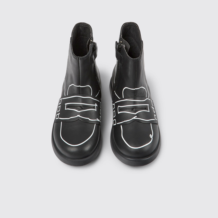 Twins Stivaletto da bambini in pelle nero