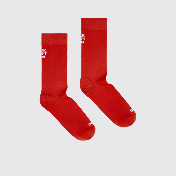 Socks PYRATEX Rote mittellange Socken aus Seacell