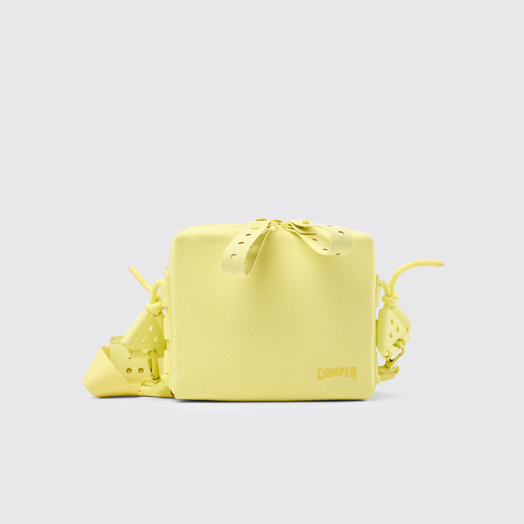 Side view of Ado Yellow cross-body bag