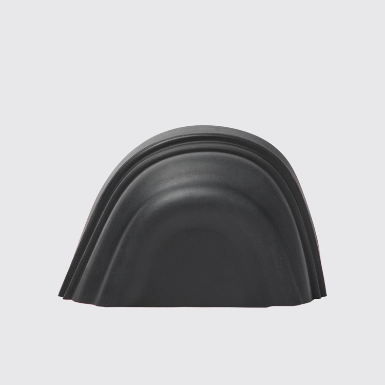 Side view of Junction Toe Caps Black rubber toe caps