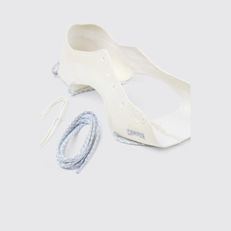 ROKU Shoe Uppers White uppers (x2) for your right and left shoes.