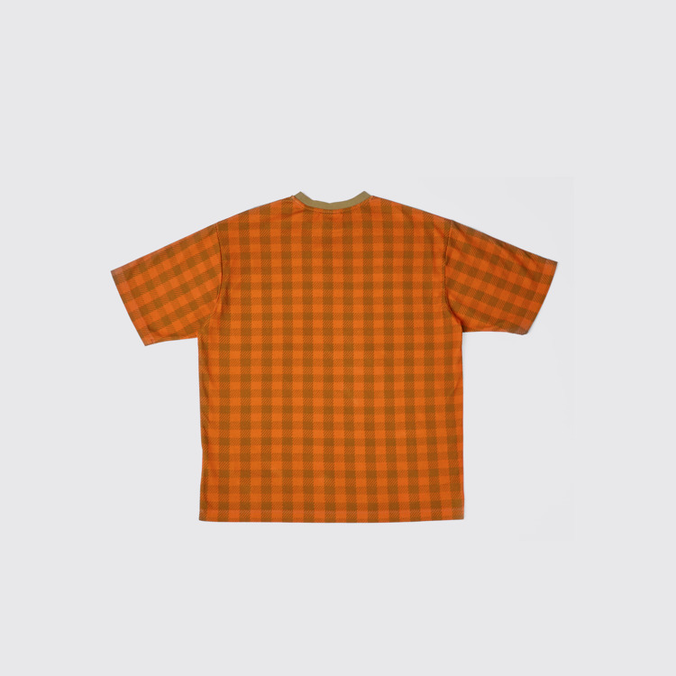  T-Shirt Camiseta unisex naranja y beige