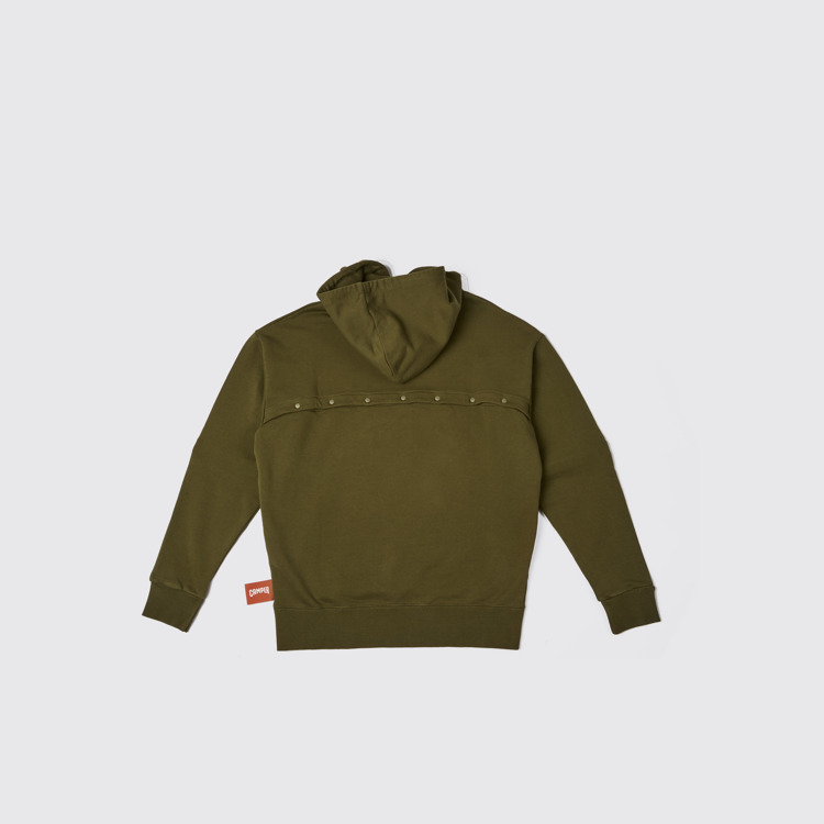  Hoodie Sweat à capuche vert-marron unisexe