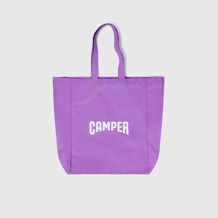 Side view of Totes Purple Tote Unisex Shoulder Bag