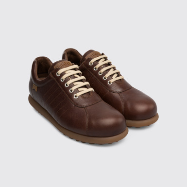 Front view of Pelotas Brown shoe for men