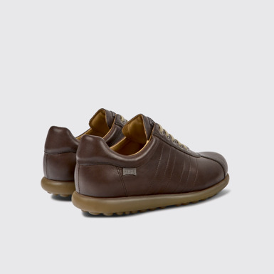 Back view of Pelotas Iconic brown shoe for men