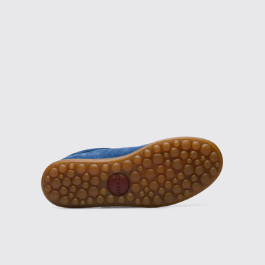 The sole of Pelotas Iconic blue shoe for men