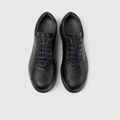 Overhead view of Pelotas Festival Edition Iconic Black Shoes for Men