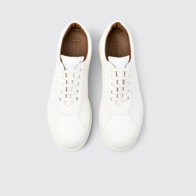 Overhead view of Pelotas Festival Edition Iconic White Shoes for Men