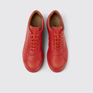 Overhead view of Pelotas Festival Edition Iconic Red Shoes for Men