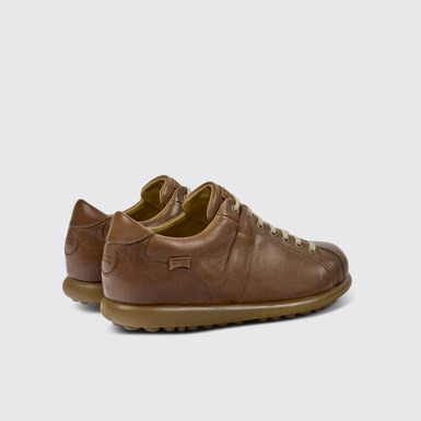 Back view of Pelotas Brown shoe for men