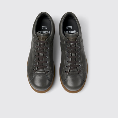 Pelotas Zapatos de piel gris