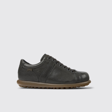 Pelotas Zapatos de piel gris