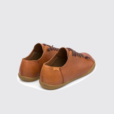 Back view of Peu Brown Casual Shoes for Men