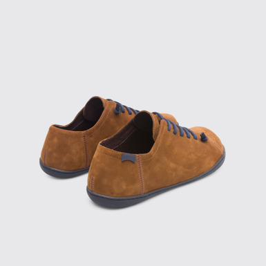 Back view of Peu Brown Casual Shoes for Men