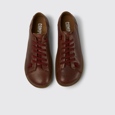 Overhead view of Peu Brown casual shoe for men