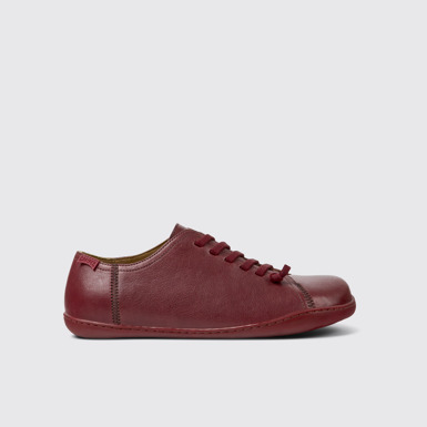 Side view of Peu Brown leather shoes for men