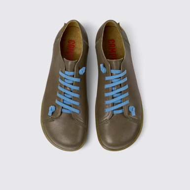 Peu Grüner Herrenschuh aus Leder