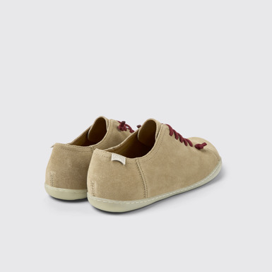 Peu Zapatos de nobuk beige para hombre
