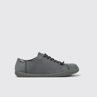Peu - Chrome Free Grijze nubuck en leren schoen voor heren.