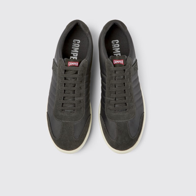 Overhead view of Pelotas XLite Gray Textile/Nubuck Oxford Sneaker for Men