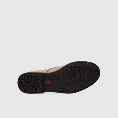 The sole of Mil Grey blucher shoes for men