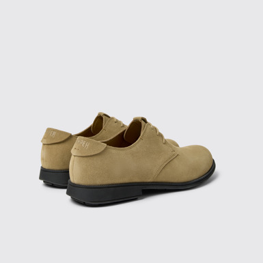 Back view of Mil 1913 Brown Suede Leather Shoes for Men.