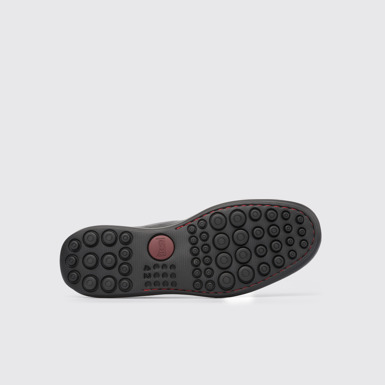 The sole of Atom Work Black Formal Shoes for Men