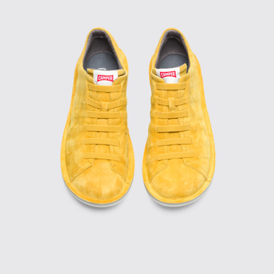 Overhead view of Beetle Yellow Casual Shoes for Men