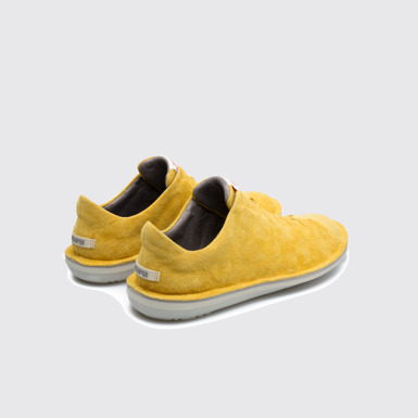 Back view of Beetle Yellow Casual Shoes for Men