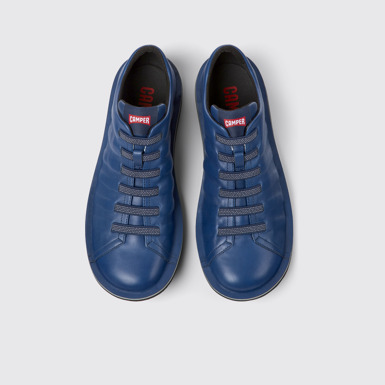 Beetle Zapatos azules de piel para hombre