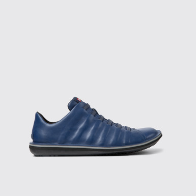 Beetle Zapatos azules de piel para hombre