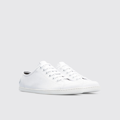 Front view of Uno White Sneakers for Men