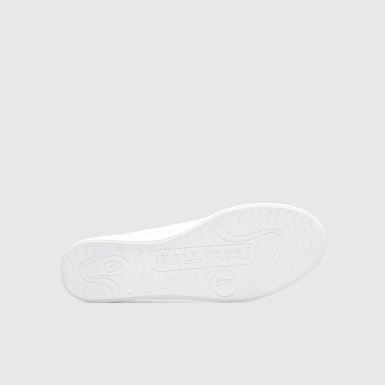 The sole of Uno White Sneakers for Men
