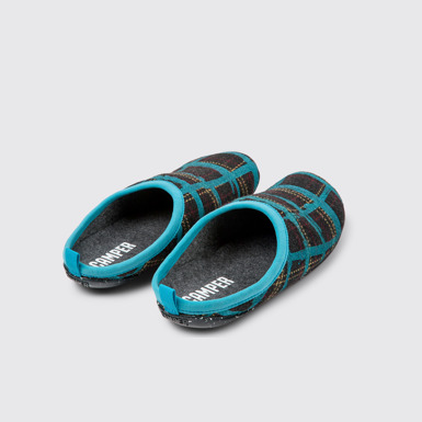 Wabi Zapatilla de casa multicolor de lana para hombre