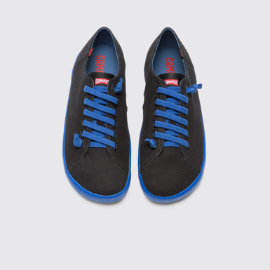 Overhead view of Peu Rambla Black Casual Shoes for Men