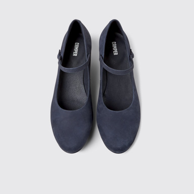 Overhead view of Helena Blue Heels for Women