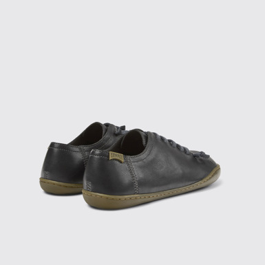 Back view of Peu Black Casual Shoes for Women