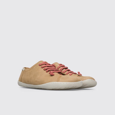 Front view of Peu Beige casual shoe for women