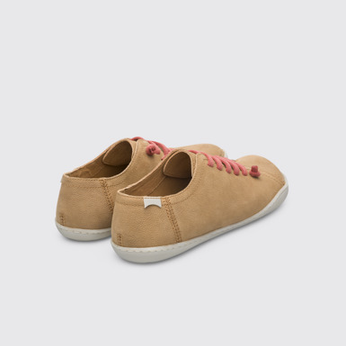 Back view of Peu Beige casual shoe for women