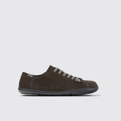 Peu Chaussures en nubuck gris pour femme