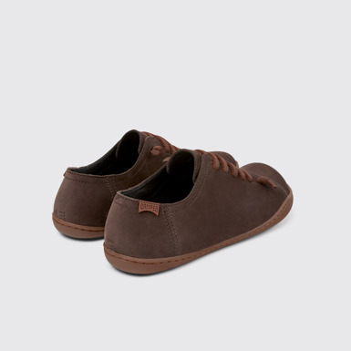 Back view of Peu Bronw Nubuck Shoes for Women