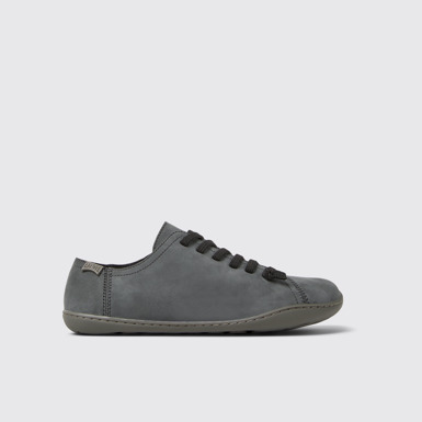 Peu Zapato de piel gris para mujer.