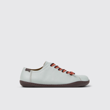 Twins Chaussures en cuir gris pour femme.