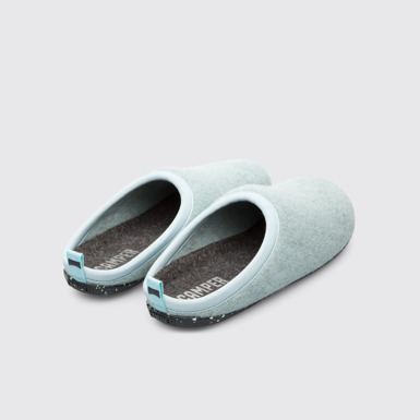 Back view of Wabi Blue Slippers for Women